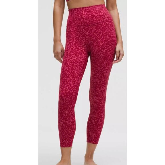 NWOT Womens lululemon Printed Align High-Rise Pant 25" Size 4 - Picture 1 of 8